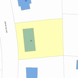 60 Grove Hill Ave, Newton MA  02460-2335 plot plan