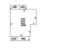 92 Allison St, Newton MA  02458-1028 floor plan