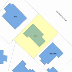 1774 Commonwealth Ave, Newton MA 02466-2905 plot plan