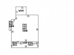 318 Cabot St, Newton MA 02460-2254 floor plan