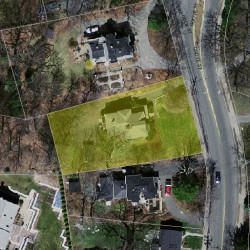 197 Grove St, Newton MA  02466-2225 aerial view