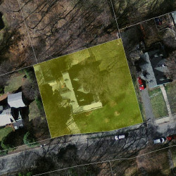 109 Highland Ave, Newton MA 02460-1848 aerial view