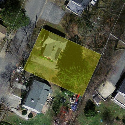 96 Hawthorne Ave, Newton MA 02466-3004 aerial view