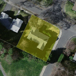 68 Littlefield Rd, Newton MA 02459-3012 aerial view