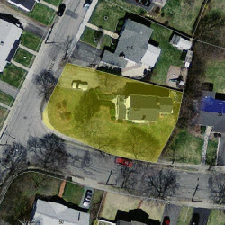 120 Farwell St, Newton MA 02460-1000 aerial view