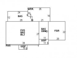 51 Marcellus Dr, Newton MA 02459-2934 floor plan
