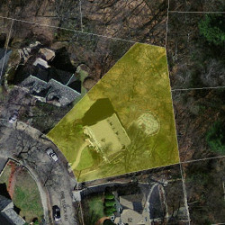 46 Greylock Rd, Newton MA  02465-2704 aerial view