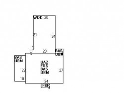 98 Garland Rd, Newton MA  02459-1710 floor plan