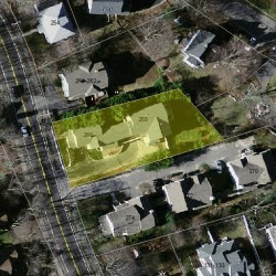 268 Langley Rd, Newton MA 02459-2326 aerial view