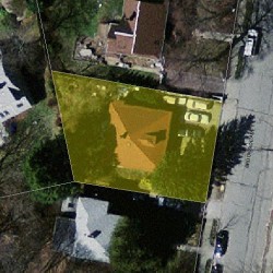 55 Brookside Ave, Newton MA 02460-1523 aerial view