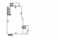 257 Cabot St, Newton MA  02460-2034 floor plan