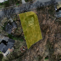 140 Roundwood Rd, Newton MA  02464-1219 aerial view