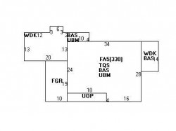 68 Pine Crest Rd, Newton MA  02459-2118 floor plan
