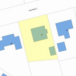 50 Stearns St, Newton MA  02459-2464 plot plan