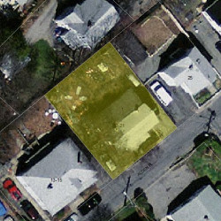 19 Alden Pl, Newton MA  02465-1567 aerial view