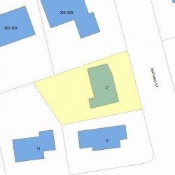 47 Harvard St, Newton MA 02460-2022 plot plan