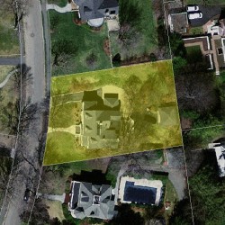 96 Lenox St, Newton MA 02465-3014 aerial view