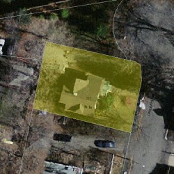 165 Oakleigh Rd, Newton MA  02458-2223 aerial view
