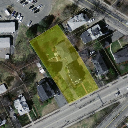 563 Watertown St, Newton MA  02460-1320 aerial view