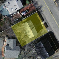 1237 Walnut St, Newton MA 02461-1820 aerial view