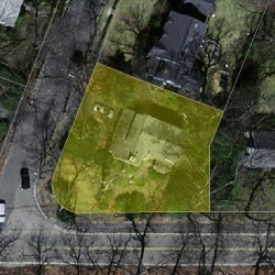 556 Quinobequin Rd, Newton MA 02468-2130 aerial view