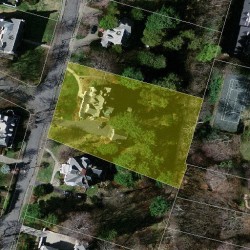 52 Hyde Ave, Newton MA  02458-2311 aerial view