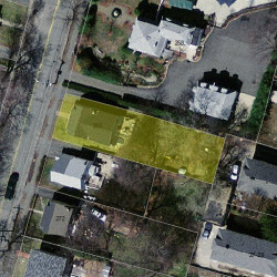 266 Cherry St, Newton MA  02465-1605 aerial view