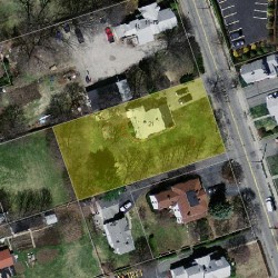 21 Elm St, Newton MA  02465-1805 aerial view