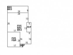 36 Champa St, Newton MA 02464-1225 floor plan