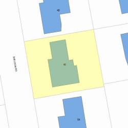 48 Sheldon Rd, Newton MA 02459-2738 plot plan