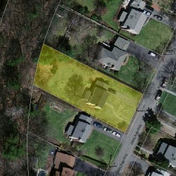 51 Oakland Ave, Newton MA 02466-1704 aerial view