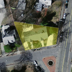 5 Forest St, Newton MA 02461-1420 aerial view