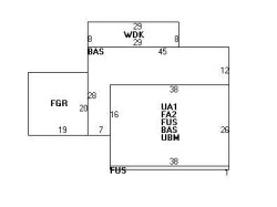 45 Bonnybrook Rd, Newton MA  02468-1001 floor plan