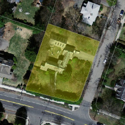 1765 Beacon St, Newton MA 02468-1402 aerial view