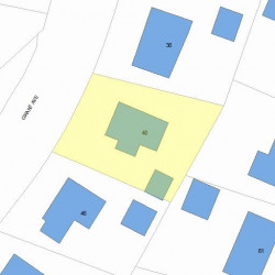 40 Grant Ave, Newton MA 02459-1309 plot plan