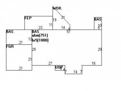 580 Dedham St, Newton MA 02459-2943 floor plan