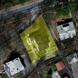 40 Greenwood Ave, Newton MA  02465-2551 aerial view