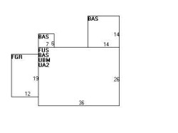 74 Dedham St, Newton MA 02461-2109 floor plan