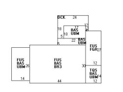 23 Locke Rd, Newton MA 02468-1415 floor plan