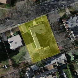 20 Waban St, Newton MA 02458-1522 aerial view