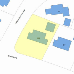 929 Commonwealth Ave, Newton MA 02459-1035 plot plan