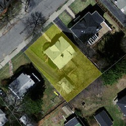 28 Brewster Rd, Newton MA 02461-1302 aerial view