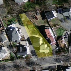 20 Beecher Pl, Newton MA  02459-2313 aerial view