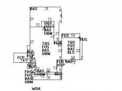 87 Highland St, Newton MA  02465-2404 floor plan