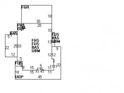 49 Elmhurst Rd, Newton MA  02458-2232 floor plan