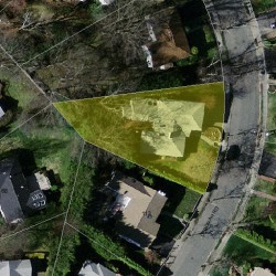 99 Deborah Rd, Newton MA 02459-2837 aerial view