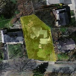 11 Oakwood Ter, Newton MA 02459-1423 aerial view