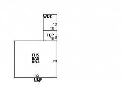 50 Albert Rd, Newton MA  02466-1303 floor plan