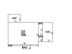 9 Asheville Rd, Newton MA  02462-1101 floor plan