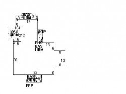 337 Waban Ave, Newton MA  02468-1349 floor plan